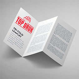 Ulotki składane Standard